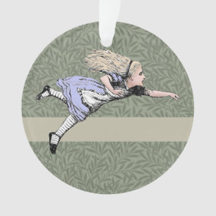 Vliegen Alice in Wonderland kijken glas Ornament