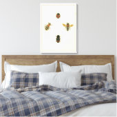 Vliegen en Beetles van Visual Studio Canvas Afdruk (Insitu (Slaapkamer))