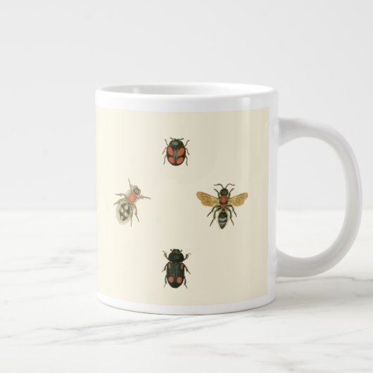 Vliegen en Beetles van Visual Studio Grote Koffiekop (Rechts)