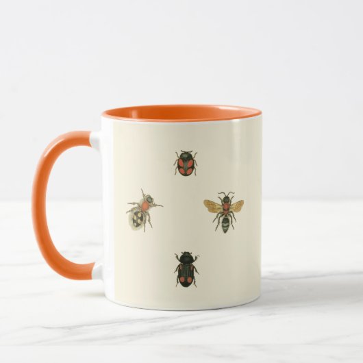 Vliegen en Beetles van Visual Studio Mok (Links)
