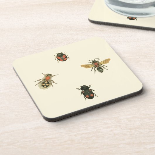 Vliegen en Beetles van Visual Studio Onderzetter (Linkerzijde)