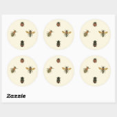 Vliegen en Beetles van Visual Studio Ronde Sticker (Vel)
