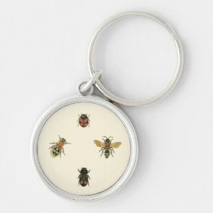 Vliegen en Beetles van Visual Studio Sleutelhanger