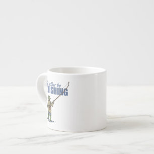 Vliegen in wateren espresso kop