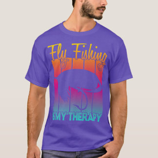 Vliegen is mijn therapie t-shirt