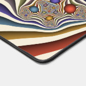 Vliegen, kleurrijke moderne Abstracte fractale kun Bureaumat (Hoek)