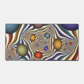 Vliegen, kleurrijke moderne Abstracte fractale kun Bureaumat (Voorkant)