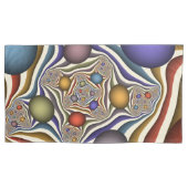 Vliegen, kleurrijke moderne Abstracte fractale kun Kussensloop (Voorkant)