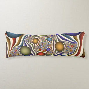 Vliegen, kleurrijke moderne Abstracte fractale kun Lichaamskussen