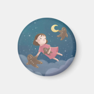 Vliegen met Gingerbread Cookies Dream Magneet