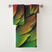 Vliegen met kleur bad handdoek (Insitu)