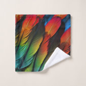 Vliegen met kleur bad handdoek (Wasdoekje)