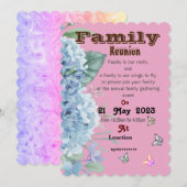 Vliegen met uitnodiging voor het gezin (Voorkant / Achterkant)