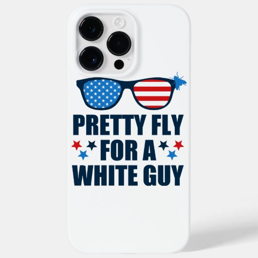vliegen naar een blanke man Case-Mate iPhone case (Achterkant)