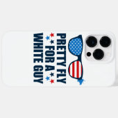 vliegen naar een blanke man Case-Mate iPhone case (Achterkant (horizontaal))