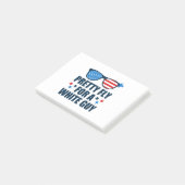 vliegen naar een blanke man post-it® notes (Schuin)