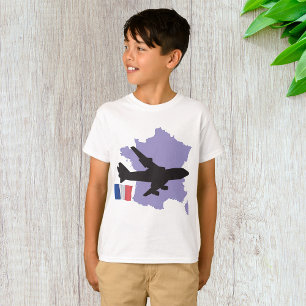 Vliegen naar Frankrijk T-shirt