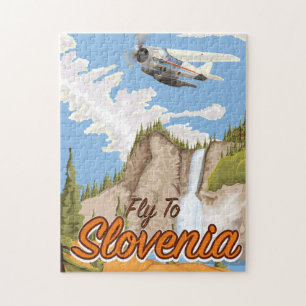 Vliegen naar Slovenië Legpuzzel
