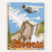 Vliegen naar Slovenië Notitieboek (Voorkant)