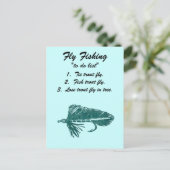 Vliegen "om lijst te doen" Briefkaart "Groene Matu (Staand voorkant)