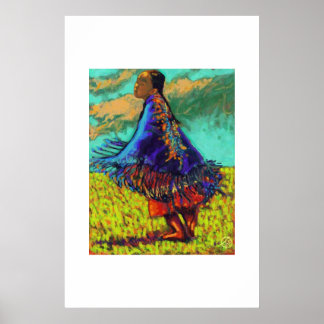 Vliegen van Little Spirit Eagle Poster