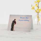 Vliegen "Voor papa" op zaterdag Kaart (Gele Bloem)