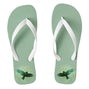 Vliegen Zie door zwarte kraaiboom Topjes groen Teenslippers