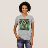 vliegend aap T-shirt voor dames (Voorkant volledig)