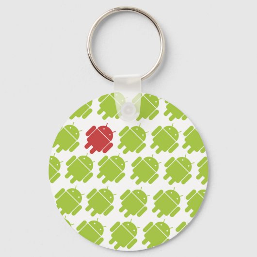 Vliegend Android Red Sleutelhanger (Voorkant)
