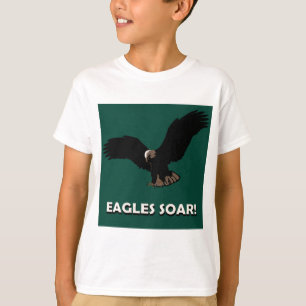Vliegend Eagle Square T-shirt