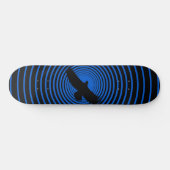 Vliegend eskaar Skateboard Blue - Aangepaste kleur (Horizontaal)
