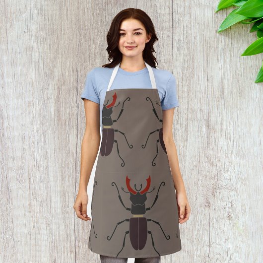 Vliegend Hert Minimalistisch Insect Schort