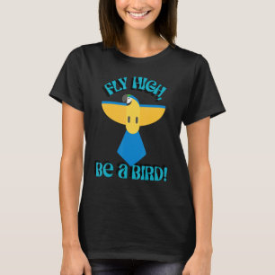 Vliegend hoog zijn een vogel, papegaai, Inspireren T-shirt