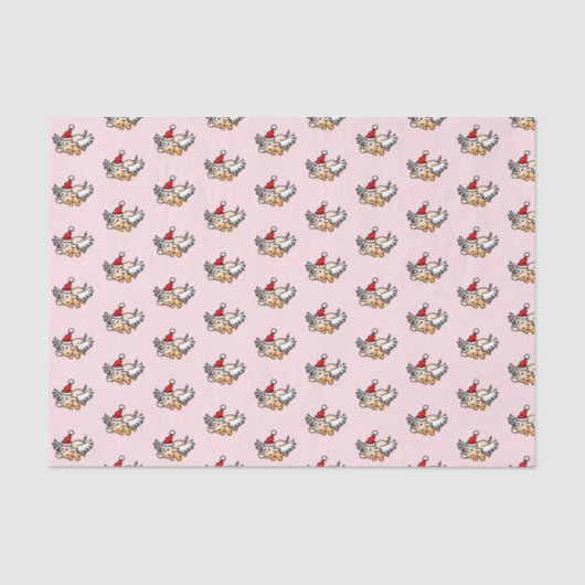 Vliegend kerstvarken tissuepapier (Voorkant)