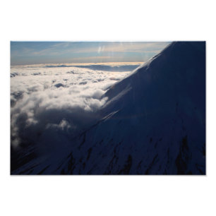 Vliegend over Osorno Volcano, Chili Foto Afdruk