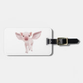 Vliegend varken bagagelabel (Voorkant horizontaal)