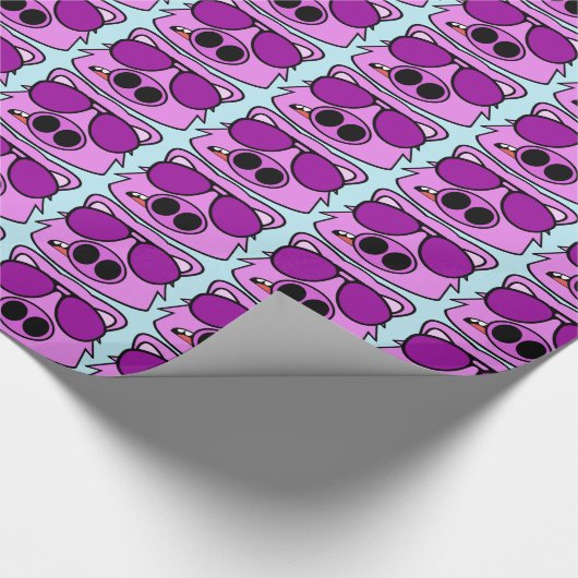 vliegend varken cadeaupapier (Hoek)