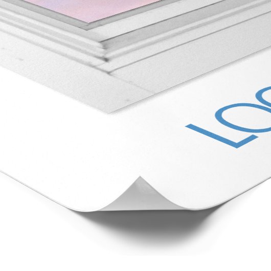 vliegend varken door het poster van het raam (Hoek)