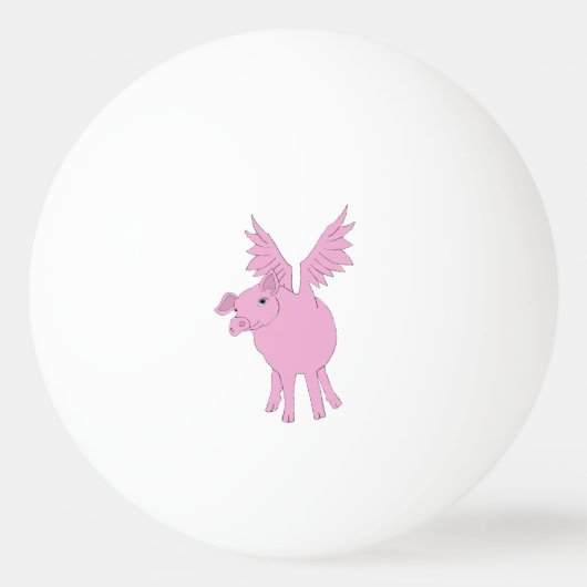 Vliegend varken Ping Pong Ball (Voorkant)
