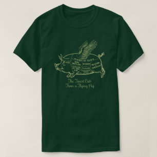 Vliegend Varken Snij T-shirt