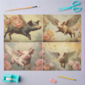 vliegend varken tissuepapier (Craft)