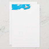 vliegend varkenspapier briefpapier (Voorkant / Achterkant)