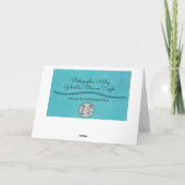 Vliegend Zee Gull Vogel Art Note Kaart (Achterkant)