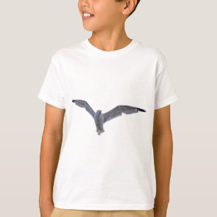 Vliegend Zee Gull Wildlife Foto voor Vogelliefhebb T-shirt