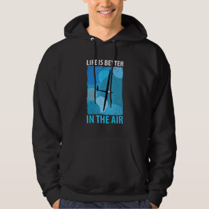Vliegend zweefvliegtuig Gezegde Hoodie