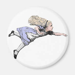 Vliegende Alice Wonderland Avontuur Oude Tenniel Magneet