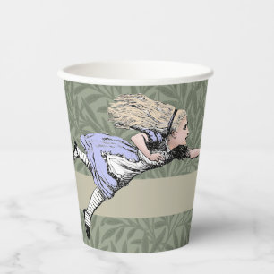 Vliegende Alice Wonderland Avontuur Vintage Tennie Papieren Bekers