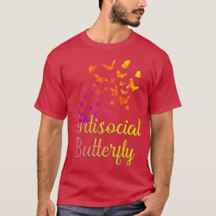 Vliegende antisociale boter1 t-shirt