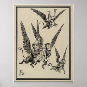 Vliegende apen poster