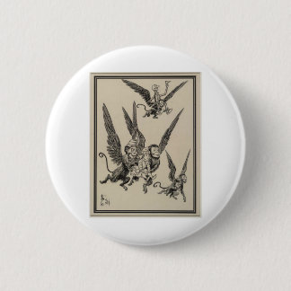 Vliegende apen ronde button 5,7 cm